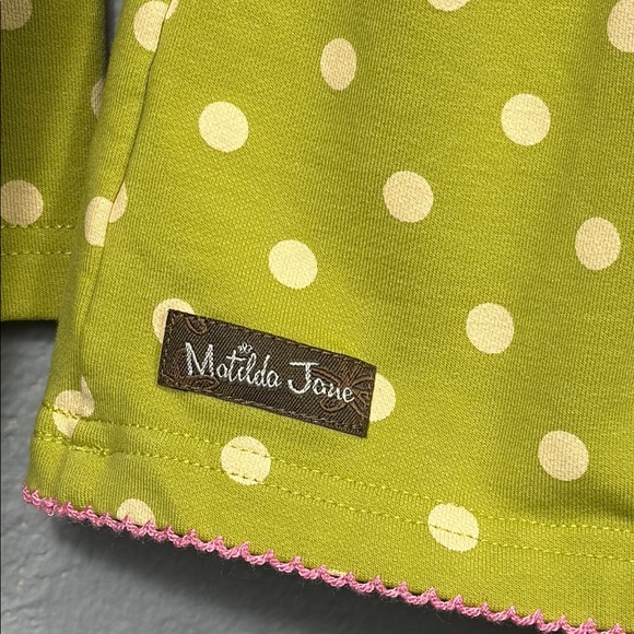 Matilda Jane Willow Dot Hoodie Sweatshirt - Picture 6 of 8